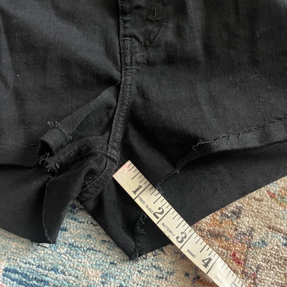 NWT- H&M black Jean shorts-size 6 - Picture 4 of 5